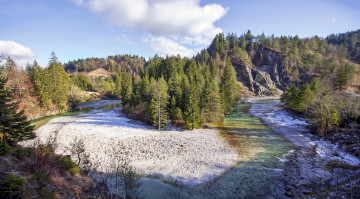 Картинка природа реки озера река лес