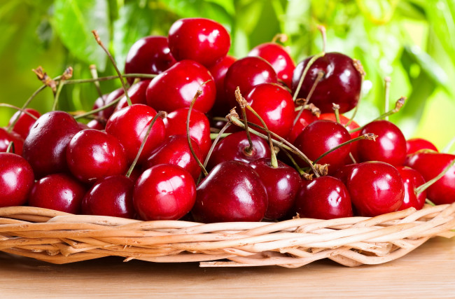 Обои картинки фото еда, вишня,  черешня, лето, ягоды