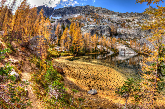 Обои картинки фото природа, реки, озера, река, лес, горы