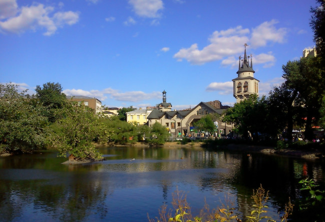 Обои картинки фото московский зоопарк, природа, парк, москва, лето, город, пруд, зоопарк