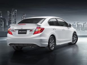 обоя автомобили, honda, sedan, th-spec, civic, modulo