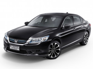 Картинка автомобили honda темный 2013г th-spec hybrid accord