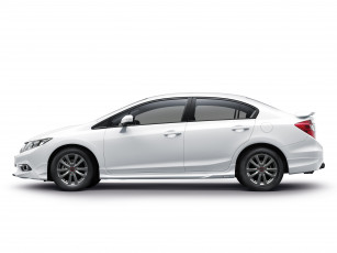 обоя автомобили, honda, th-spec, sedan, civic, modulo