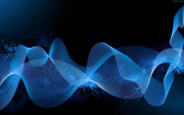 Картинка 3д+графика абстракция+ abstract линии волны изгибы брызги кляксы