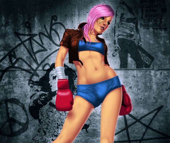 Обои картинки фото векторная графика, девушки , girls, фон, взгляд, девушка