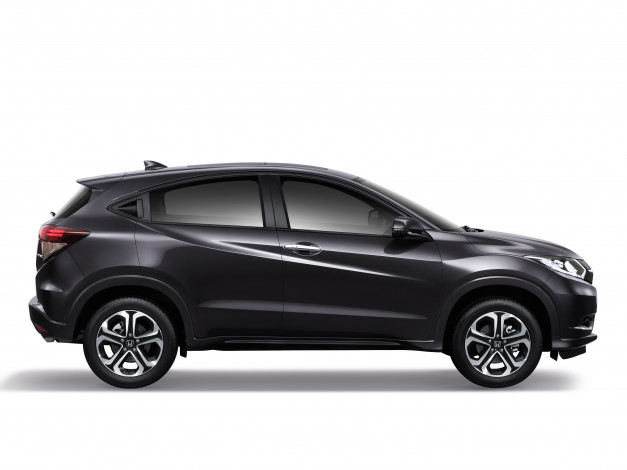 Обои картинки фото автомобили, honda, 2014г, th-spec, hr-v, темный