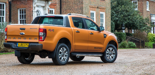Обои картинки фото автомобили, ford, ranger, 2015г, uk-spec, wildtrak