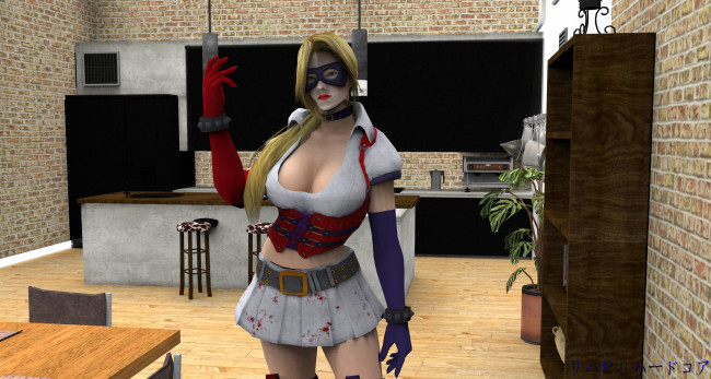 Обои картинки фото 3д графика, аниме , anime, девушка, интерьер, фон, взгляд