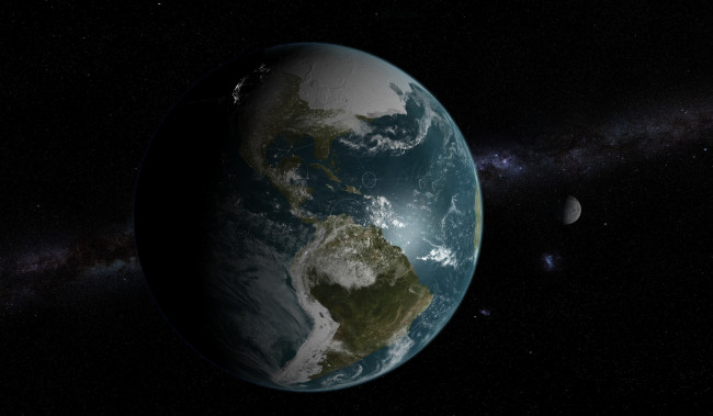 Обои картинки фото космос, земля, планета, вселенная, галактика