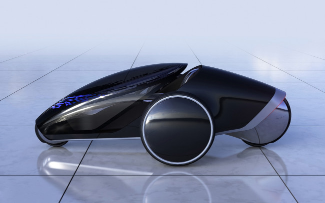 Обои картинки фото 2013 toyota fv2 concept, автомобили, toyota, 2013, fv2, concept, автомобиль, чёрный