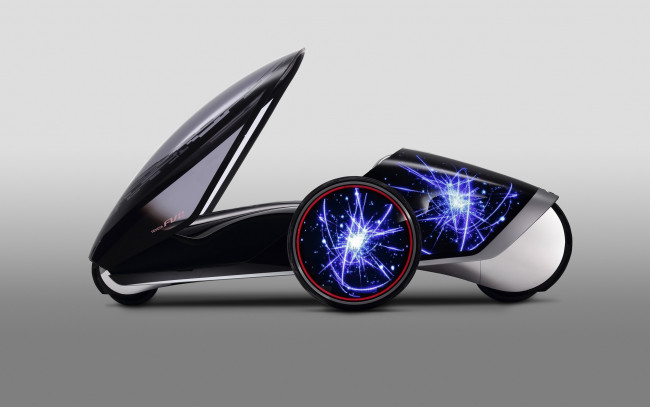 Обои картинки фото 2013 toyota fv2 concept, автомобили, toyota, 2013, fv2, concept, автомобиль, чёрный