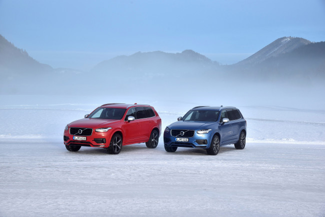 Обои картинки фото автомобили, volvo, xc90, 2015г