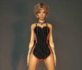 Картинка 3д+графика люди+ people девушка фон взгляд