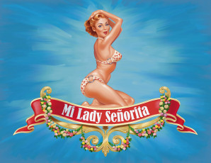 Картинка рисованное комиксы фон девушка купальник взгляд