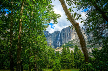 Картинка природа водопады yosemite national park йосемитский национальный парк