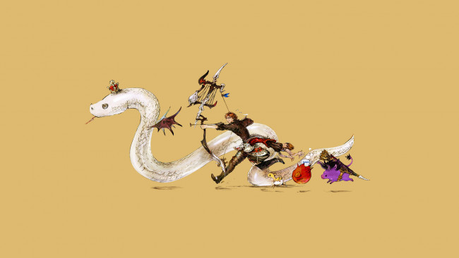 Обои картинки фото рисованное, минимализм, змея