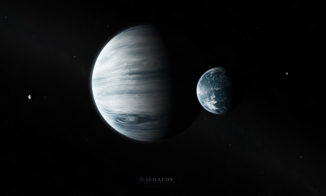 Обои картинки фото космос, арт, галактика, звезды, вселенная, планеты