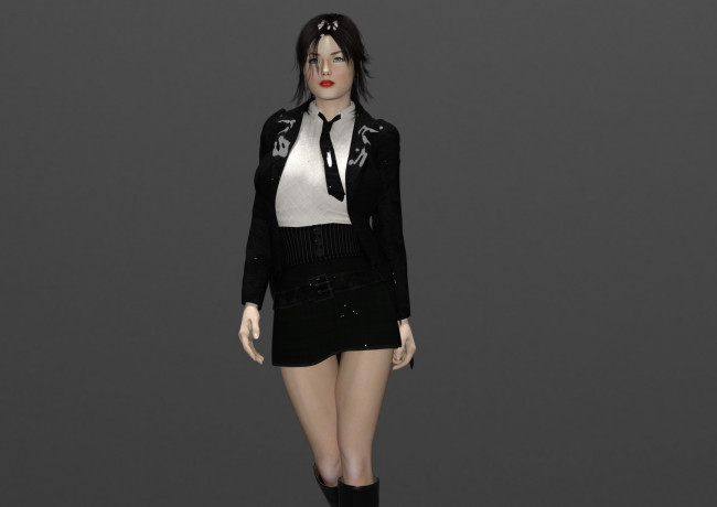 Обои картинки фото 3д графика, люди , people, фон, взгляд, девушка