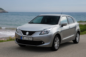 Картинка suzuki+baleno+2015 автомобили suzuki серый металлик baleno 2015