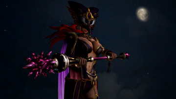 Картинка 3д+графика фантазия+ fantasy девушка взгляд фон