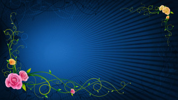 Картинка векторная+графика цветы+ flowers цветы фон