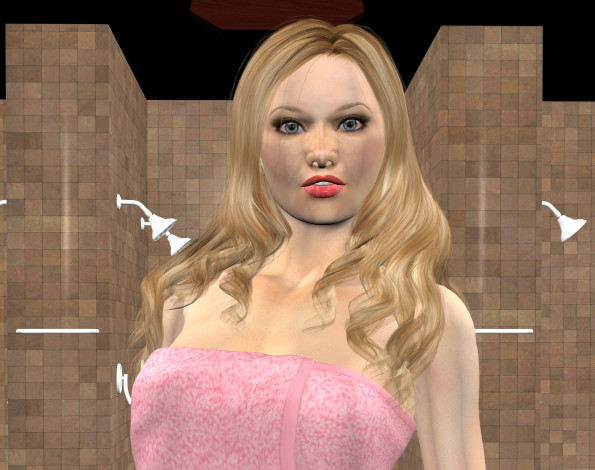 Обои картинки фото 3д графика, люди , people, девушка, взгляд, фон