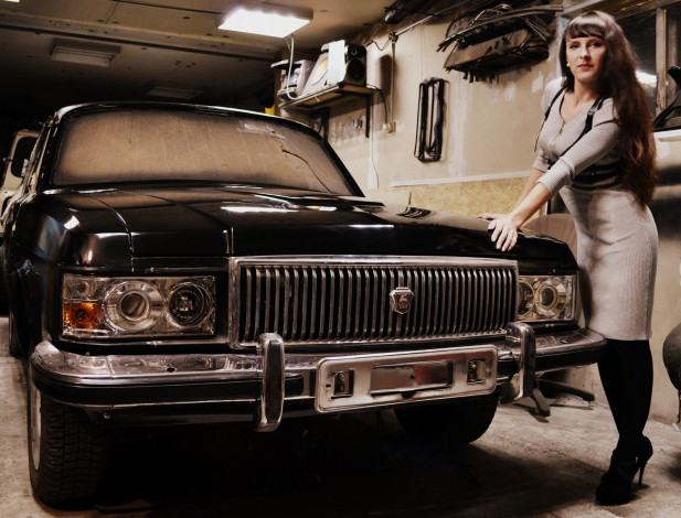 Обои картинки фото автомобили, -авто с девушками, газ, 31