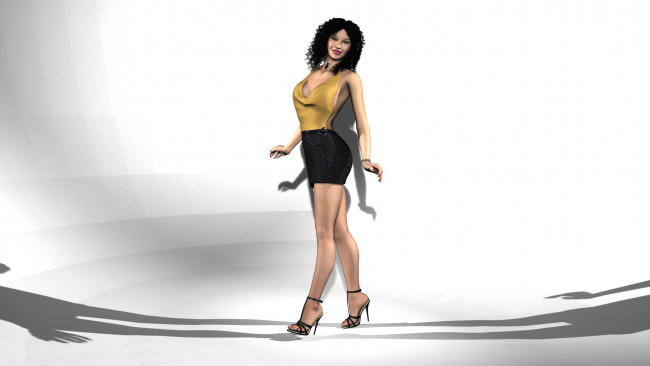 Обои картинки фото 3д графика, люди , people, фон, девушка, взгляд