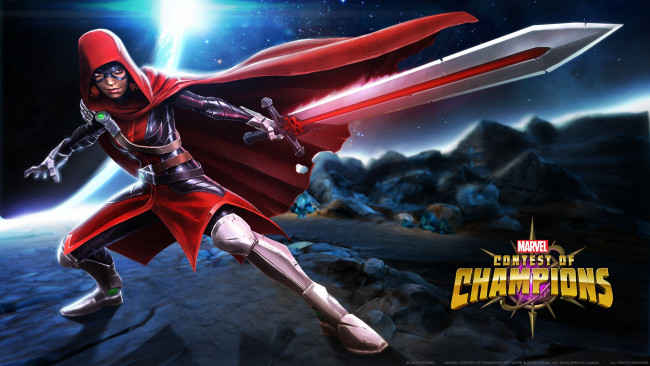 Обои картинки фото marvel,  contest of champions, видео игры, contest, of, champions, файтинг, action