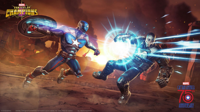 Обои картинки фото marvel,  contest of champions, видео игры, contest, of, champions, action, файтинг