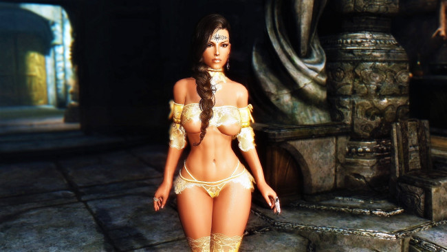 Обои картинки фото видео игры, the elder scrolls v,  skyrim, игры, девушки, skyrim, компаньонки