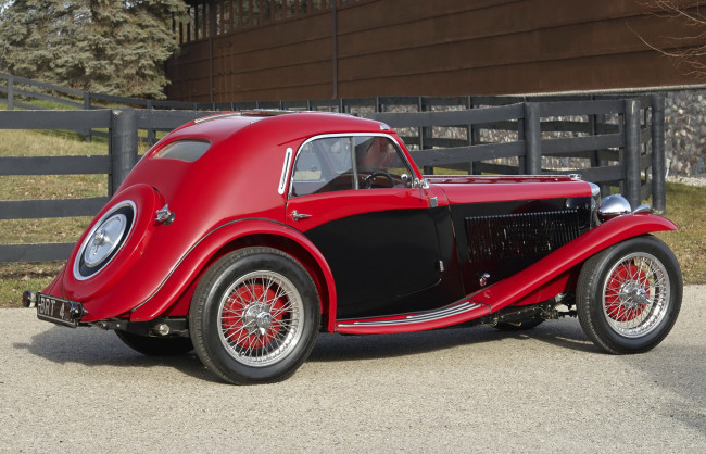 Обои картинки фото mg nb magnette airline coupe by allingham 1935, автомобили, mg, nb, magnette, airline, coupe, allingham, 1935