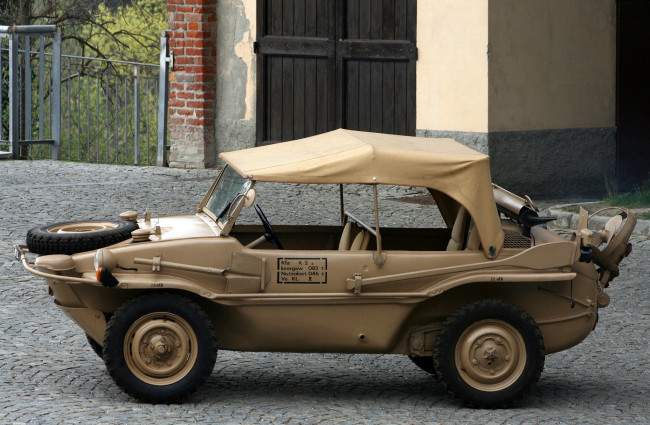 Обои картинки фото volkswagen type-166 schwimmwagen 1942, техника, военная техника, schwimmwagen, type-166, volkswagen, 1942