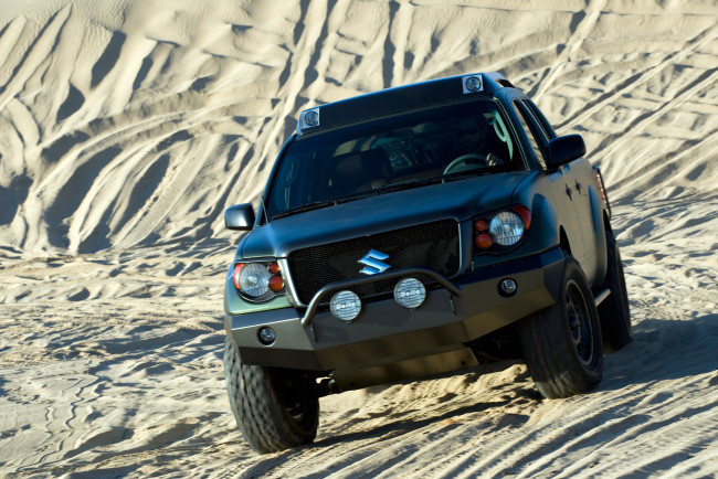 Обои картинки фото suzuki equator quad concept 2008, автомобили, suzuki, quad, equator, concept, 2008