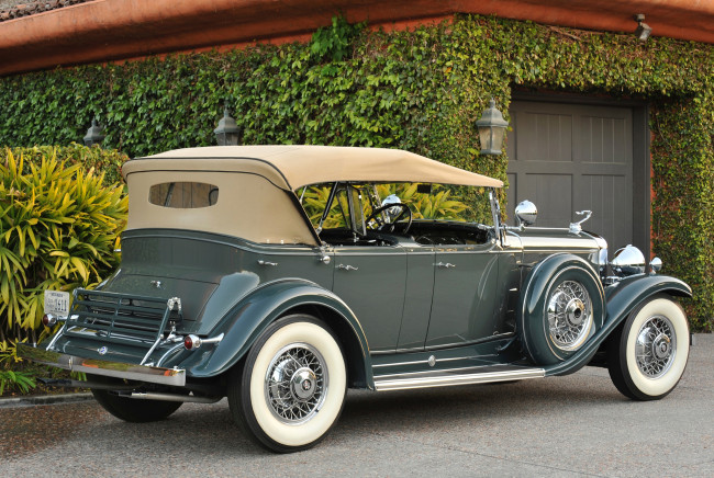 Обои картинки фото cadillac v12-370-a all weather phaeton by fleetwood 1931, автомобили, cadillac, v12-370-a, all, weather, phaeton, fleetwood, 1931