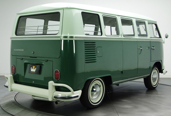 Обои картинки фото volkswagen t1 deluxe bus 1964, автомобили, volkswagen, t1, 1964, bus, deluxe
