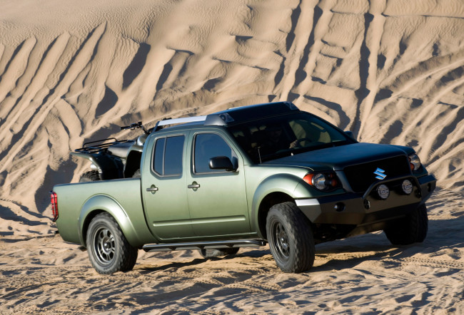 Обои картинки фото suzuki equator quad concept 2008, автомобили, suzuki, 2008, concept, quad, equator