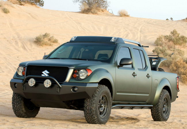 Обои картинки фото suzuki equator quad concept 2008, автомобили, suzuki, 2008, concept, quad, equator
