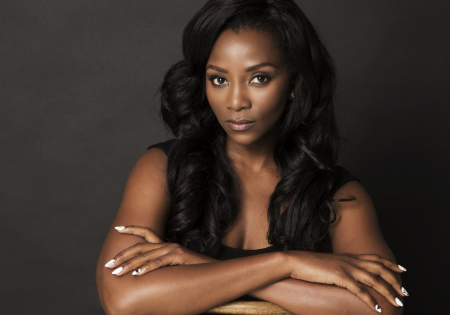 Обои картинки фото genevieve nnaji, девушки, -unsort , темнокожие, актриса, модель, макияж, темнокожая, брюнетка, мулатка, девушка, genevieve, nnaji