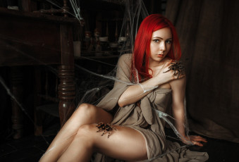 Картинка девушка девушки -unsort+ рыжеволосые+и+другие модель