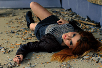 Картинка девушка девушки -unsort+ рыжеволосые+и+другие модель