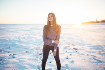 Картинка девушка девушки -unsort+ рыжеволосые+и+другие модель