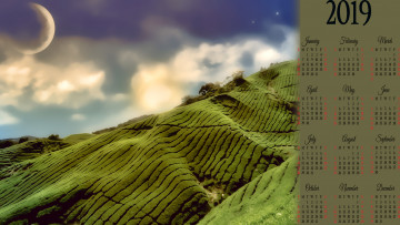 Картинка календари компьютерный+дизайн природа планета