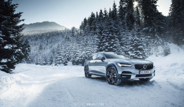 Картинка 2018+volvo+v90+cc автомобили volvo деревья снег зима cc v90 вольво