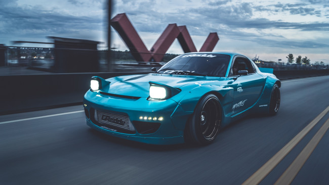 Обои картинки фото автомобили, mazda, rx7