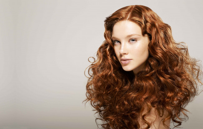 Обои картинки фото девушки, -unsort , лица,  портреты, рыжая, лицо
