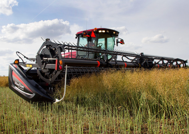 Обои картинки фото техника, комбайны, macdon