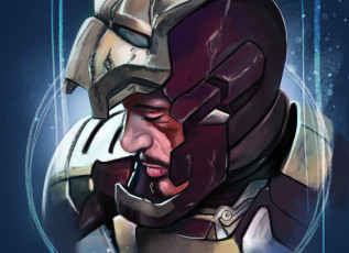 Картинка рисованное кино роберт дауни мл железный человек тони старк