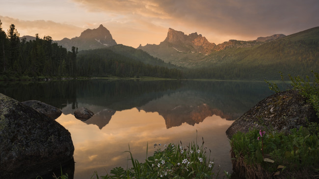 Обои картинки фото природа, пейзажи, красноярский, край, природный, парк, ергаки