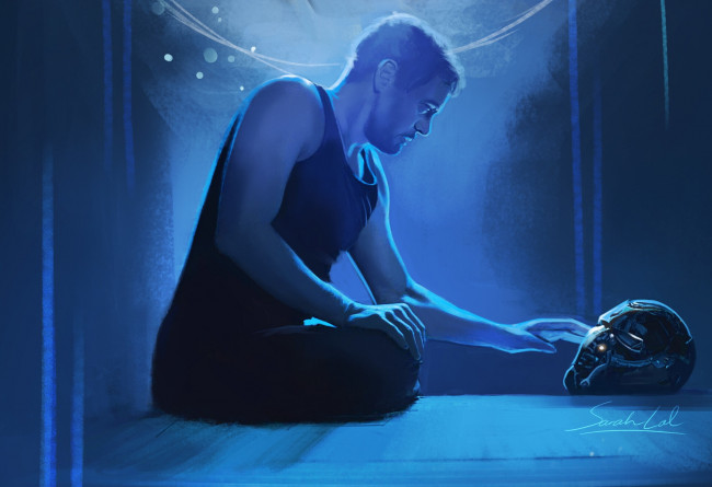 Обои картинки фото рисованное, кино, железный, человек, роберт, дауни, мл, тони, старк